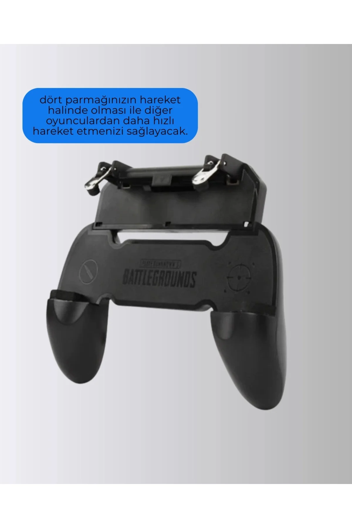 PUBG Mobile Uyumlu Joystick ve Parmak Tetikli Oyun Gamepadi