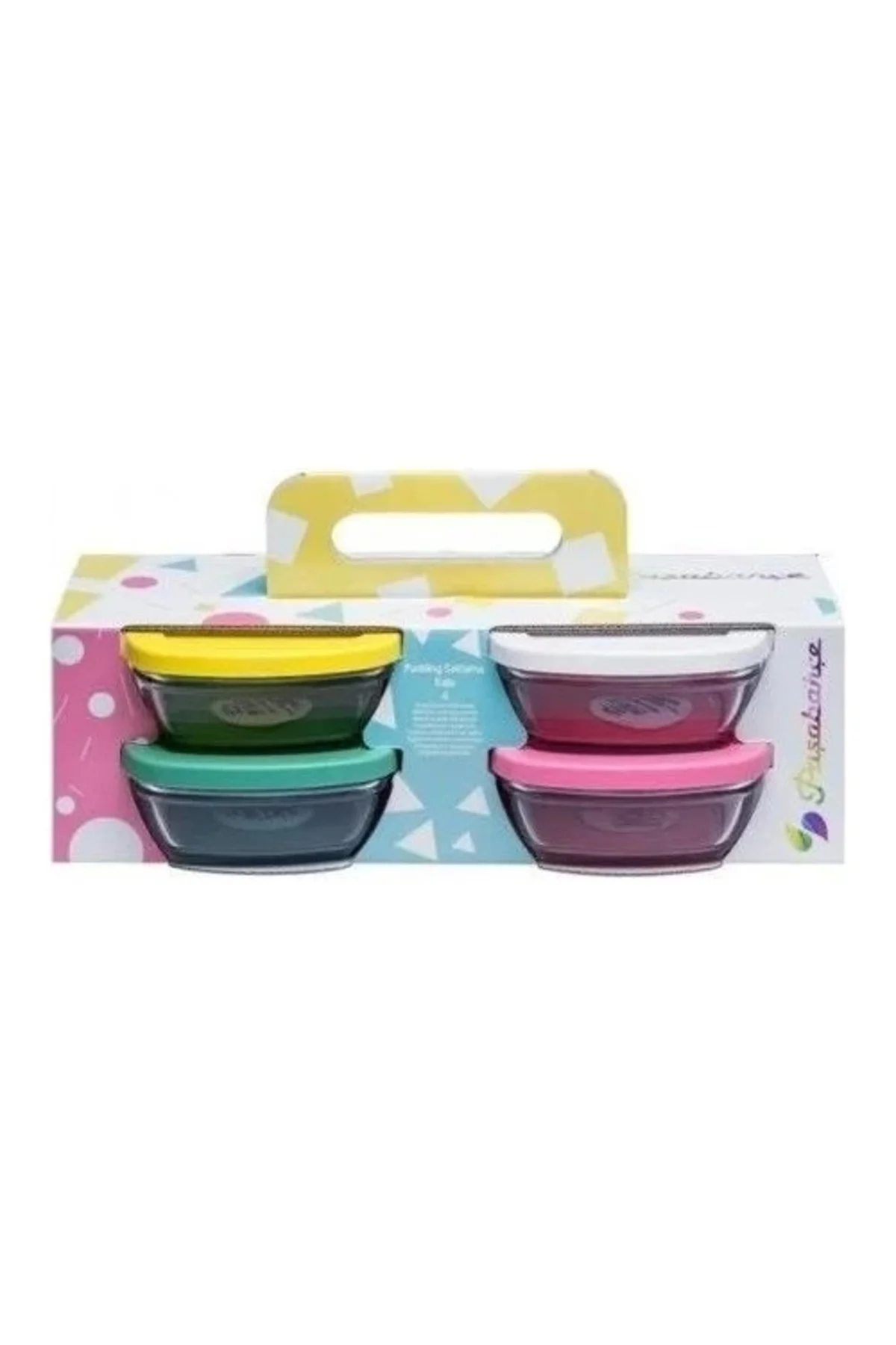 Pudding 4'lü Saklama Kabı - Renkli Kapaklı Fma07093 Fiyatı, Yorumları ve Özellikleri