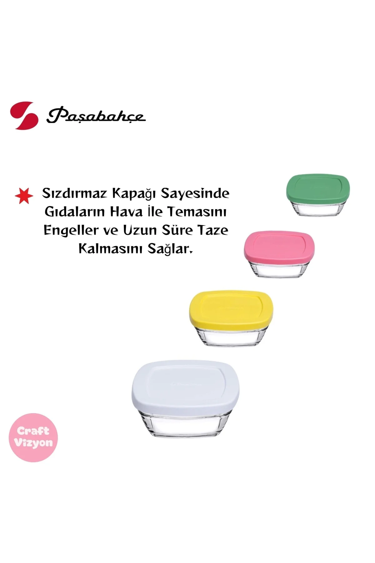 Pudding Silikon Kapaklı Cam Saklama Kabı 4'lü Kahvaltılık Fiyatı, Yorumları ve Özellikleri