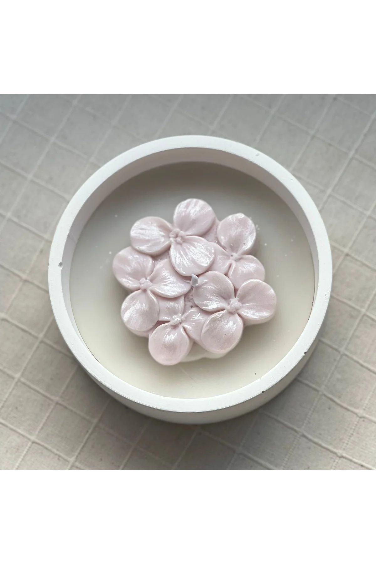 Pudra Çiçek Mum Taş tozu Kase 400gr