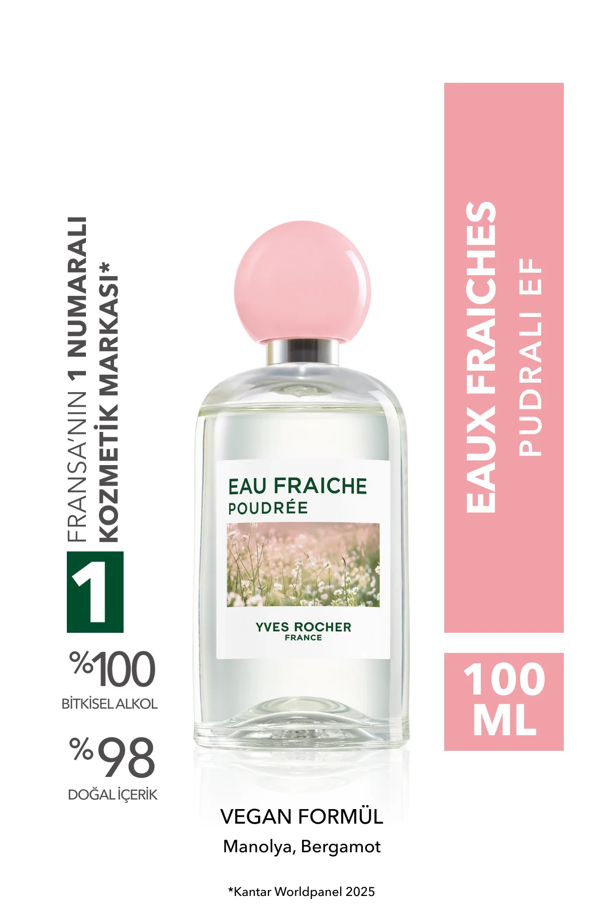 Pudralı EF- Eaux Fraiches-Vegan-100ml