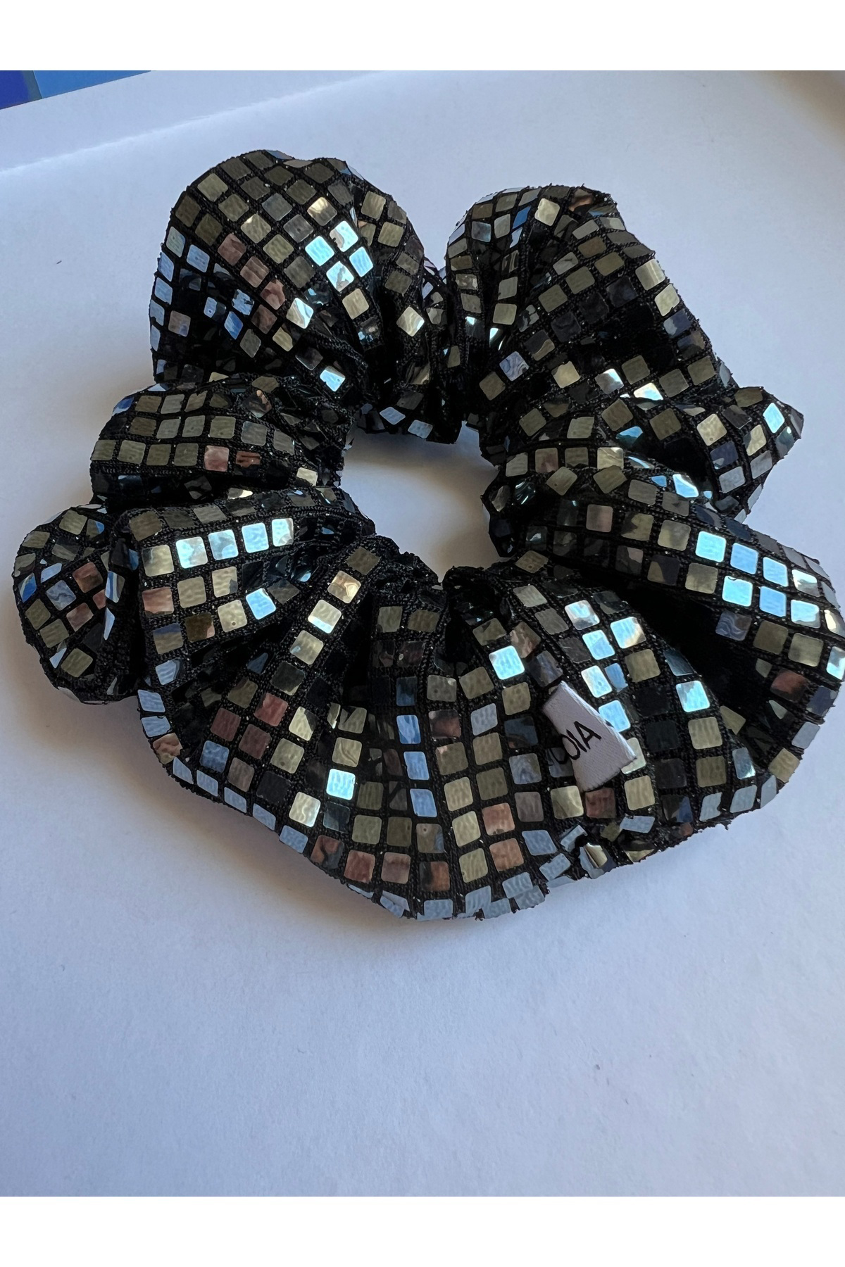 Pullu Payet Scrunchie Lastikli Toka