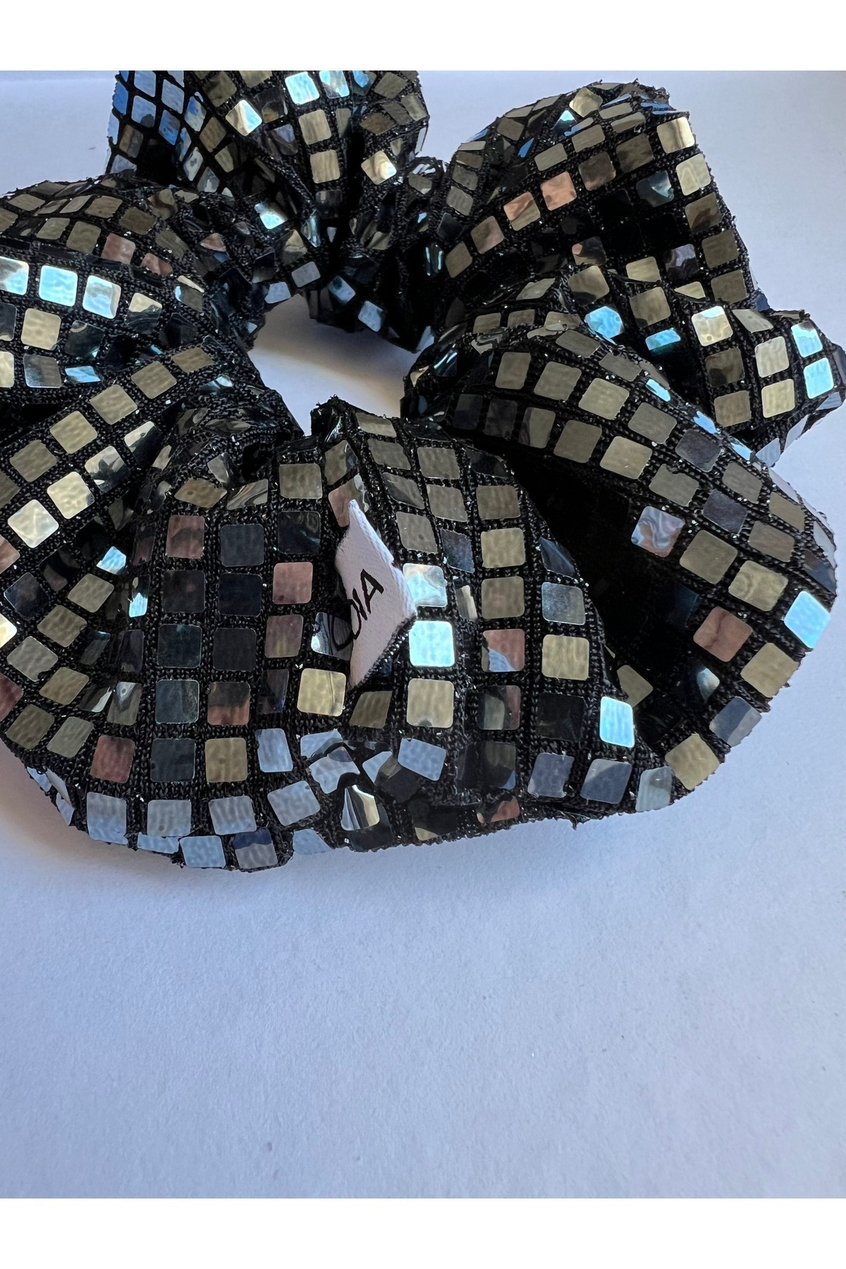 Pullu Payet Scrunchie Lastikli Toka