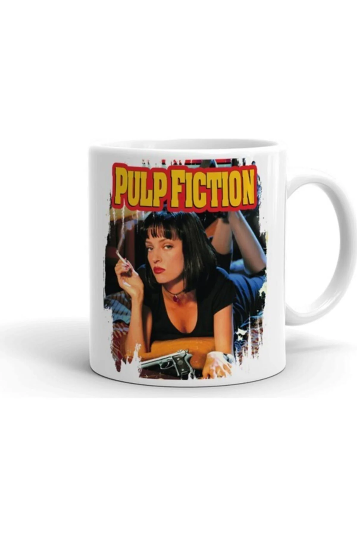 Pulp Fiction Seramik ithal Porselen Seramik Kupa Bardak