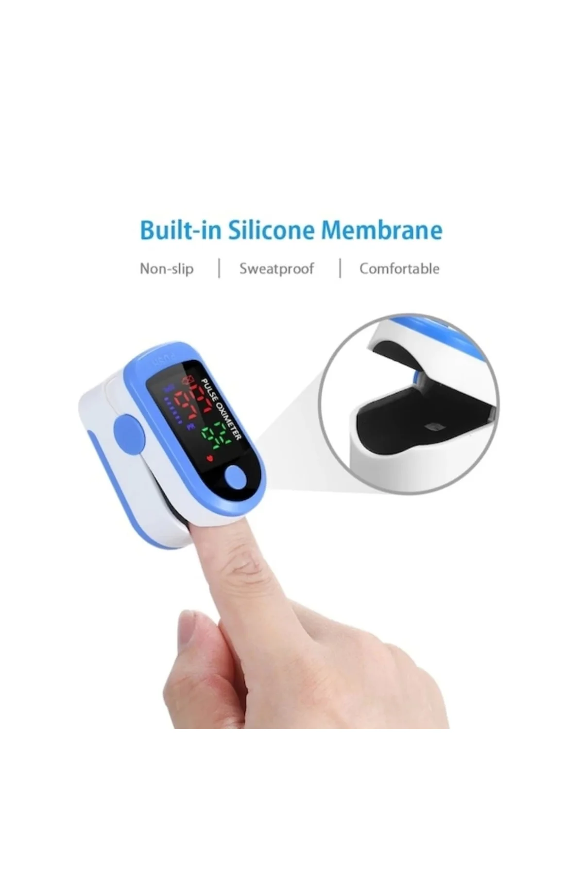 Pulse Mini Parmak Ucu Nabız Oksimetresi - Kan Oksijen Monitörü ( 