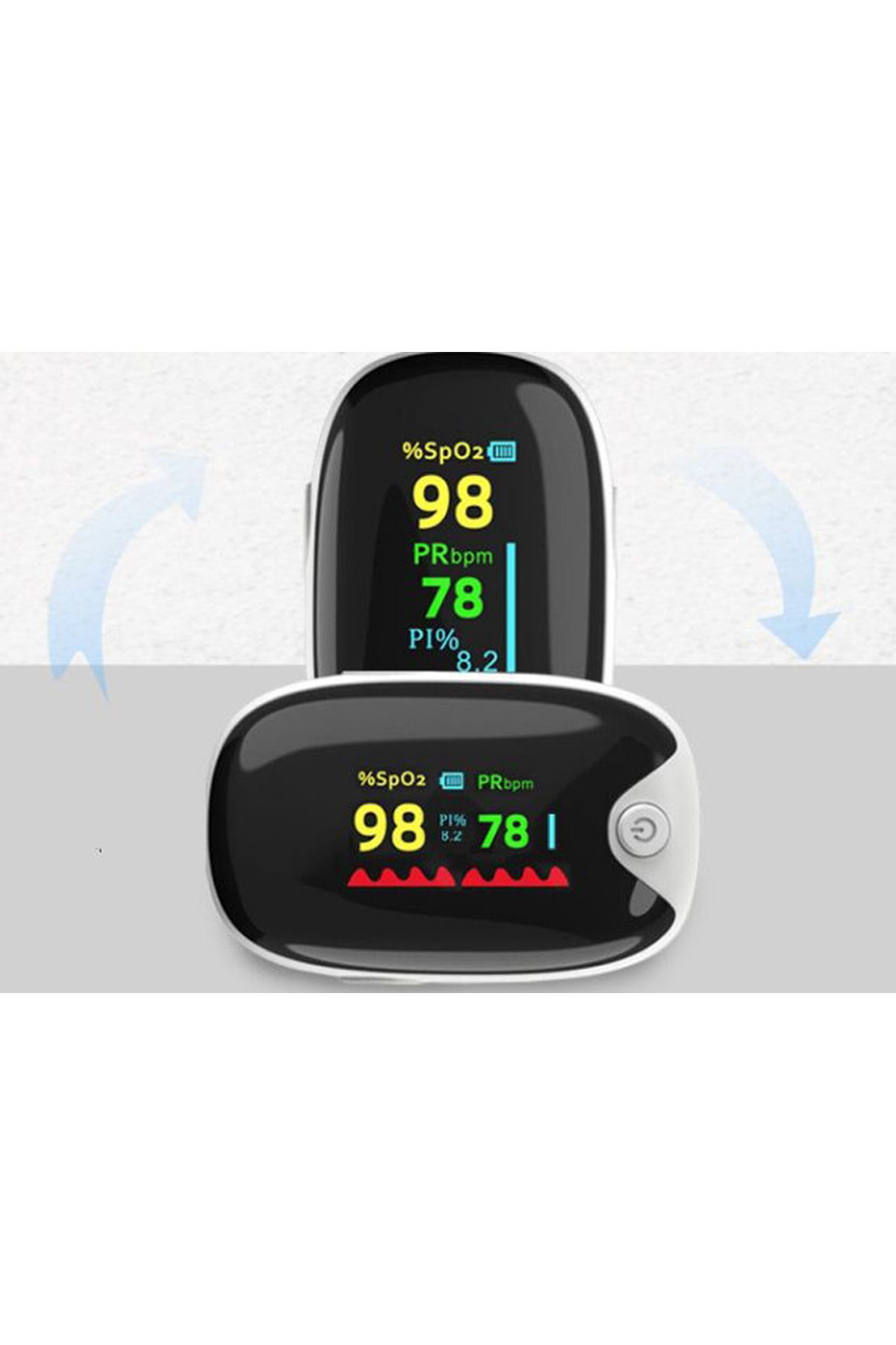 Medikal Pulse Oksimetre Parmak Tipi Oksimetre Oksijen Nabiz Ölçer Ke-6004