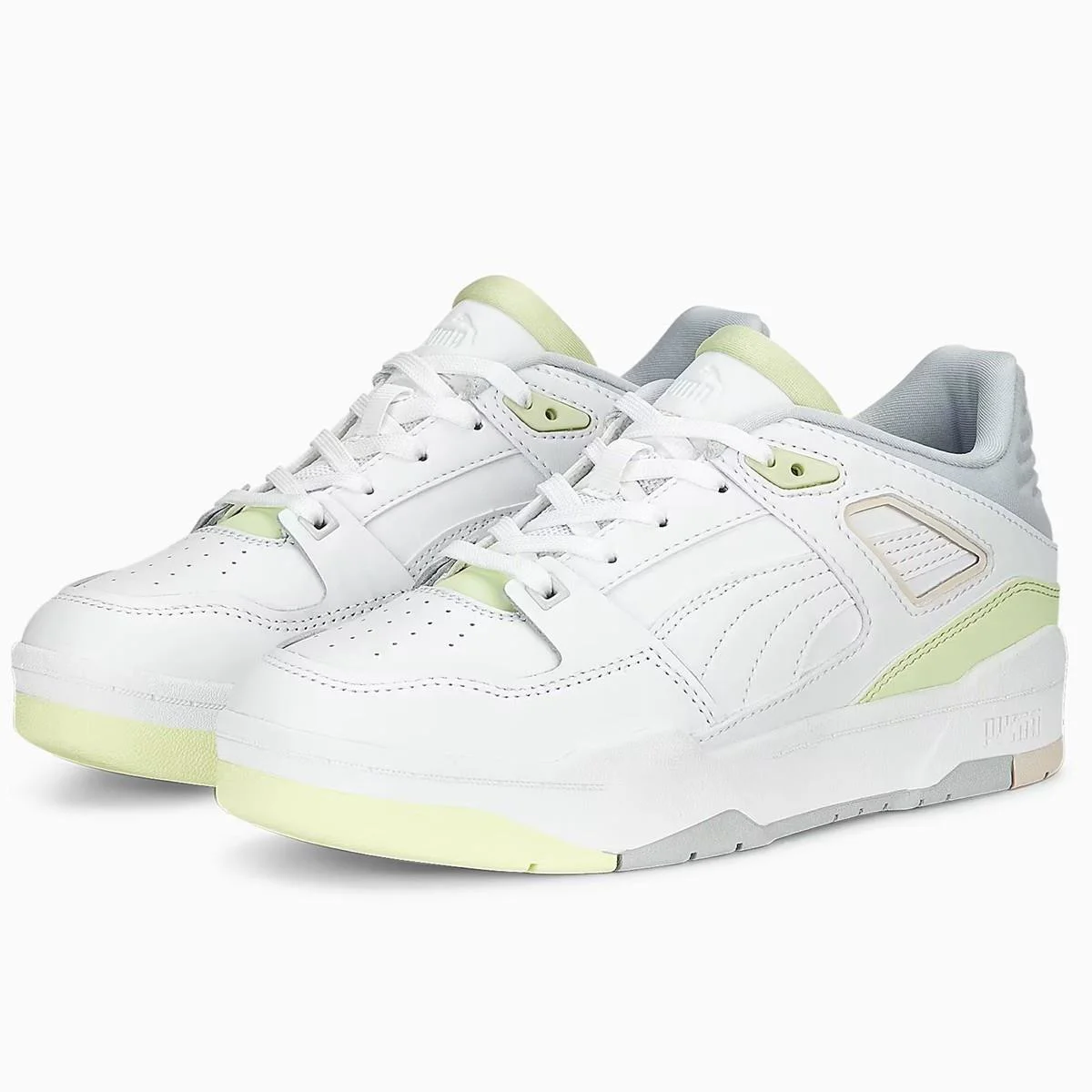 Puma Slipstream Women White Green Leather Sneaker Beyaz Yeşil Kadın Hakiki Deri Günlük Spor Ayakkabı Fiyatı, Yorumları ve Özellikleri