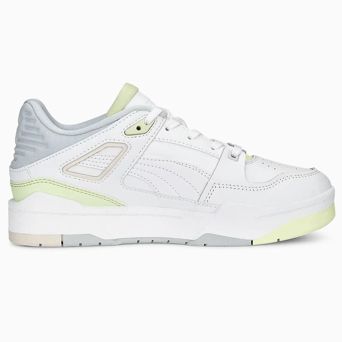 Puma Slipstream Women White Green Leather Sneaker Beyaz Yeşil Kadın Hakiki Deri Günlük Spor Ayakkabı Fiyatı, Yorumları ve Özellikleri