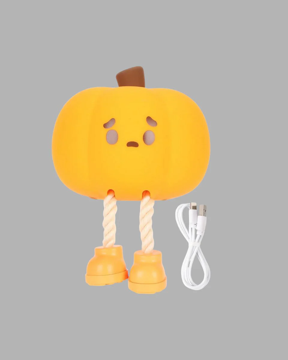 Pumpkin LED Gece Lambası Üç Kademeli Işık Ayarlı