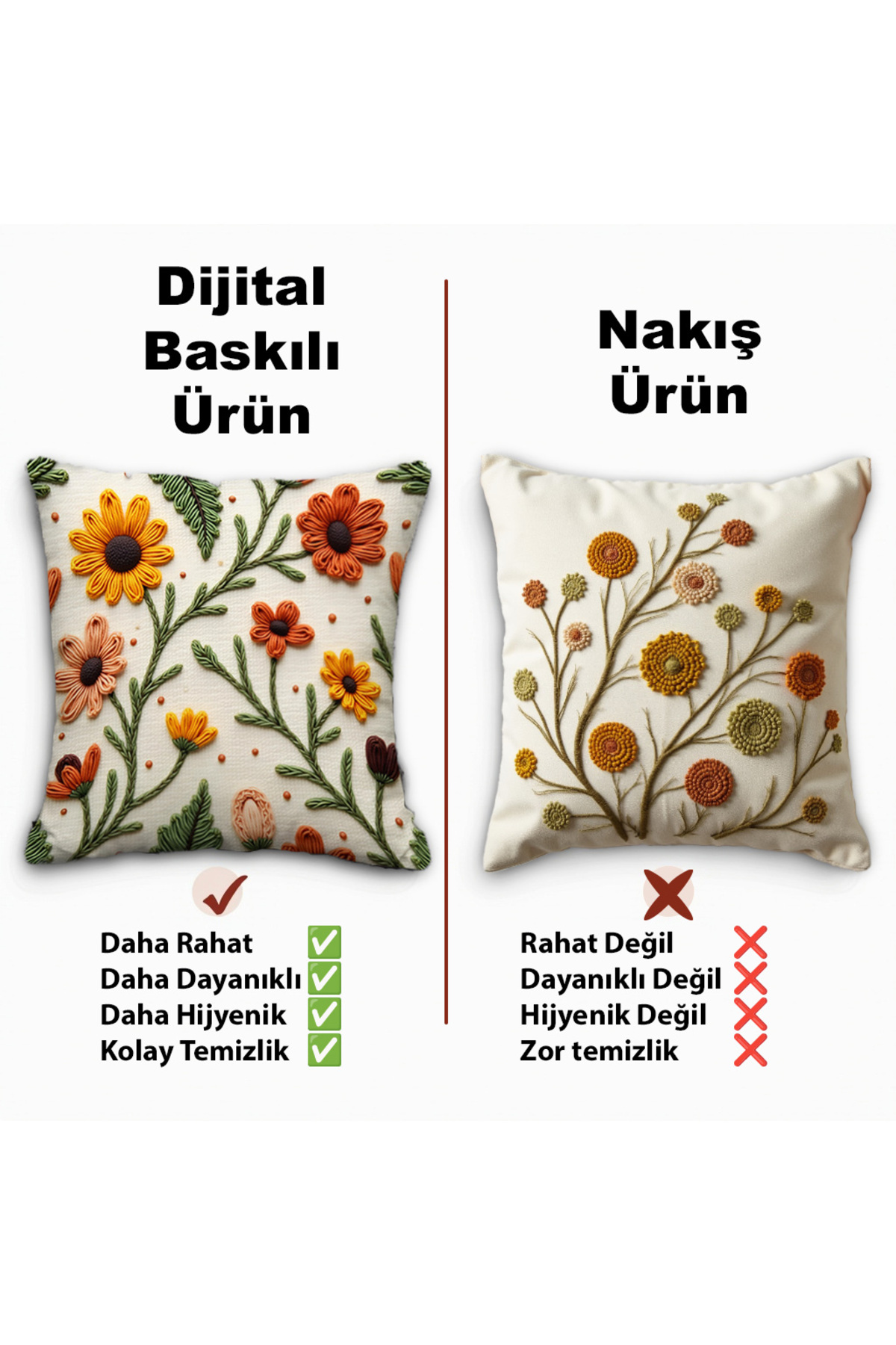 Punch Nakış Desen Dijital Baskılı Sarı Turuncu Sonbahar Temalı 2l