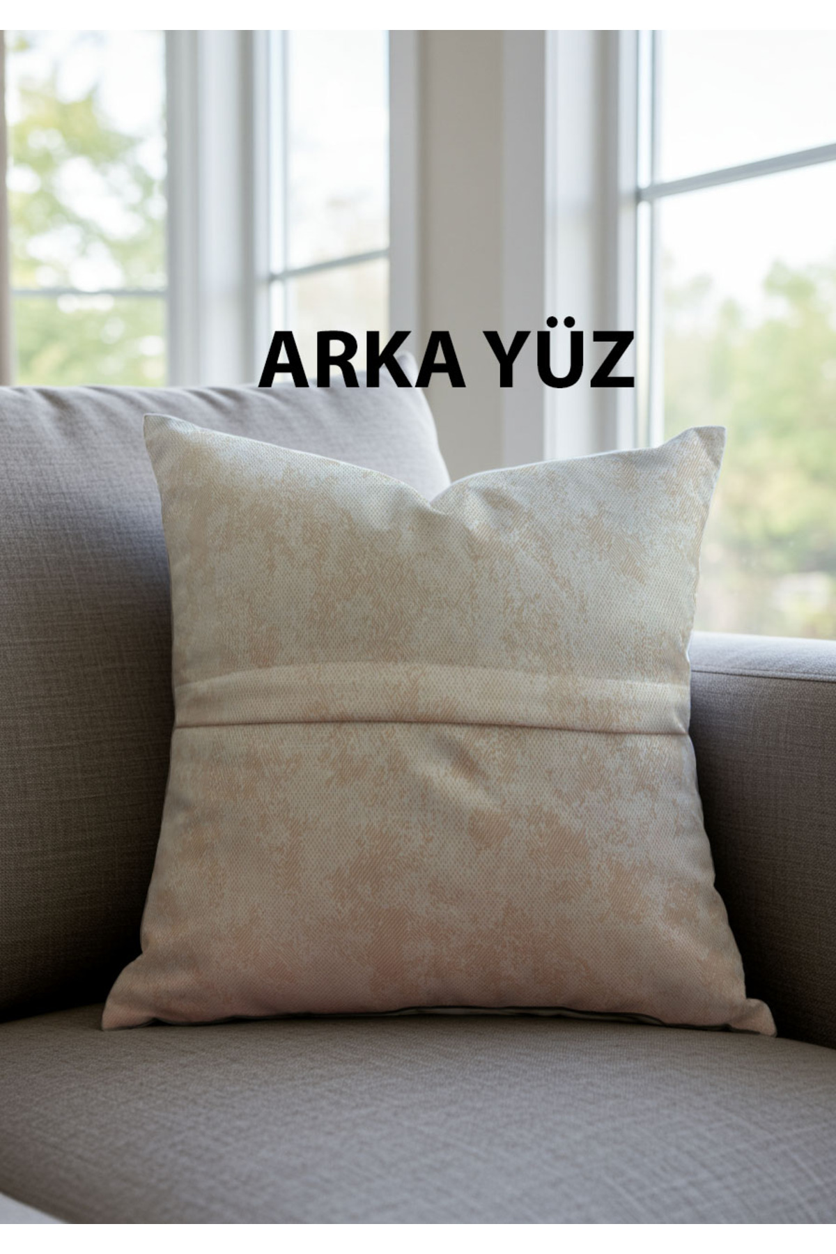 Sakallı Punch Nakış Desen Dijital Baskılı Sonbahar Temalı Turuncu Sarı Re