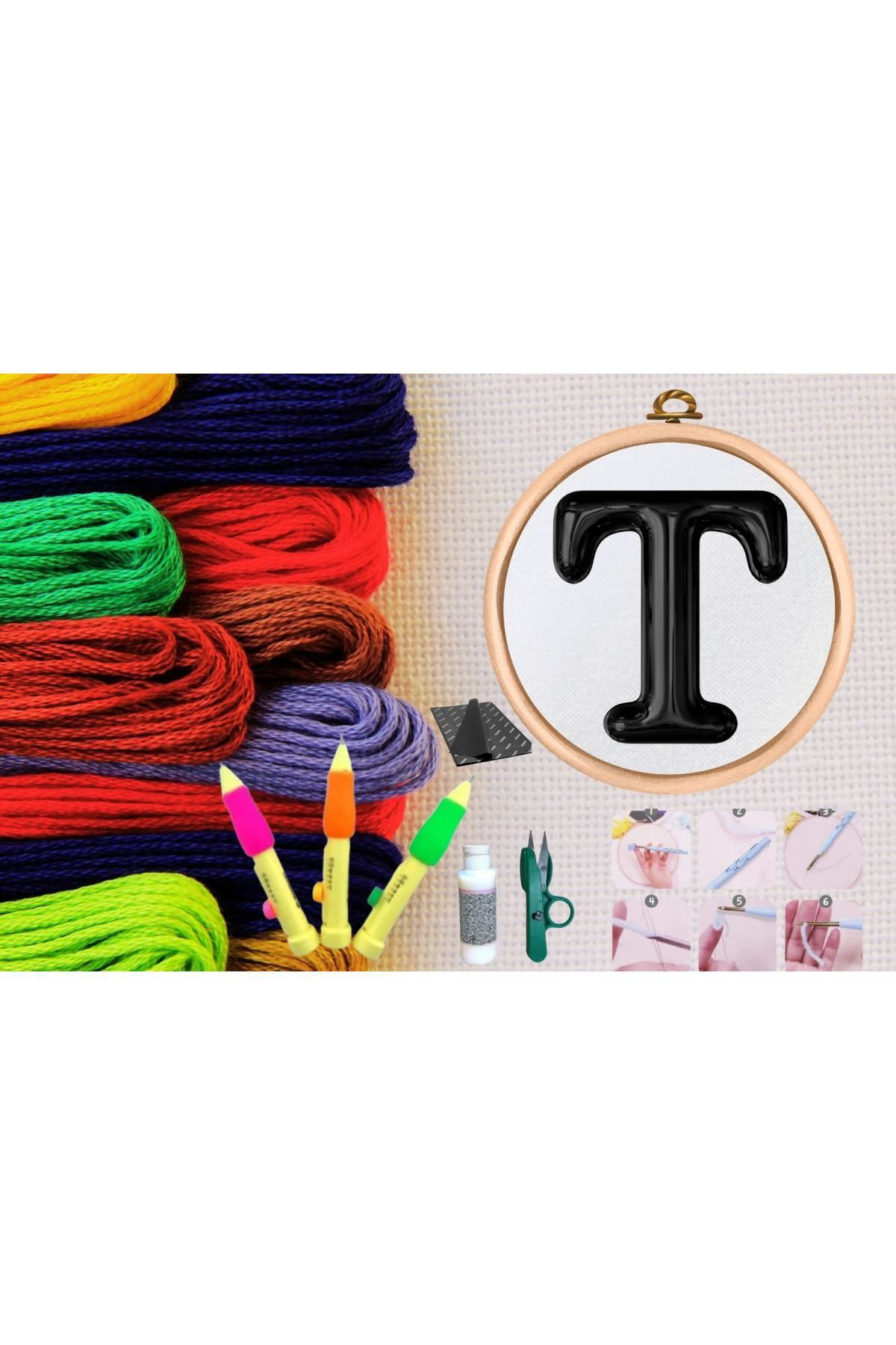 Ok Aksesuar Punch Seti Nakış Seti Kasnaklı Kendin Yap Seti Seri 90