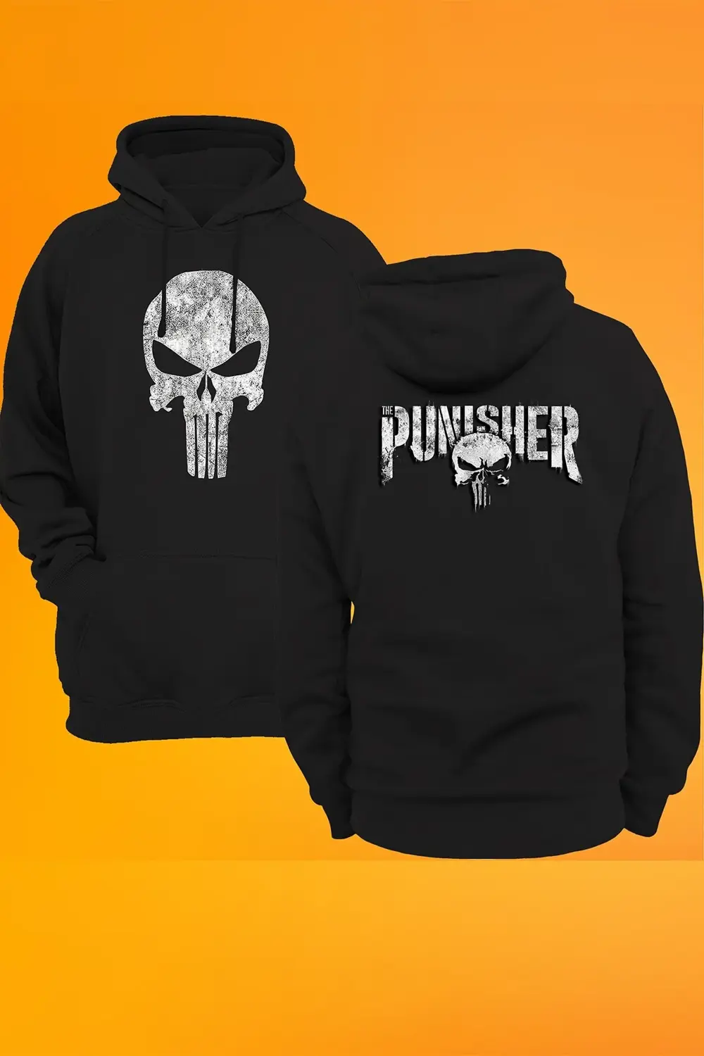 Punisher Çift Baskılı 3 Ipl. Şardonlu, Içi Polar, Kalın (600 GR.)