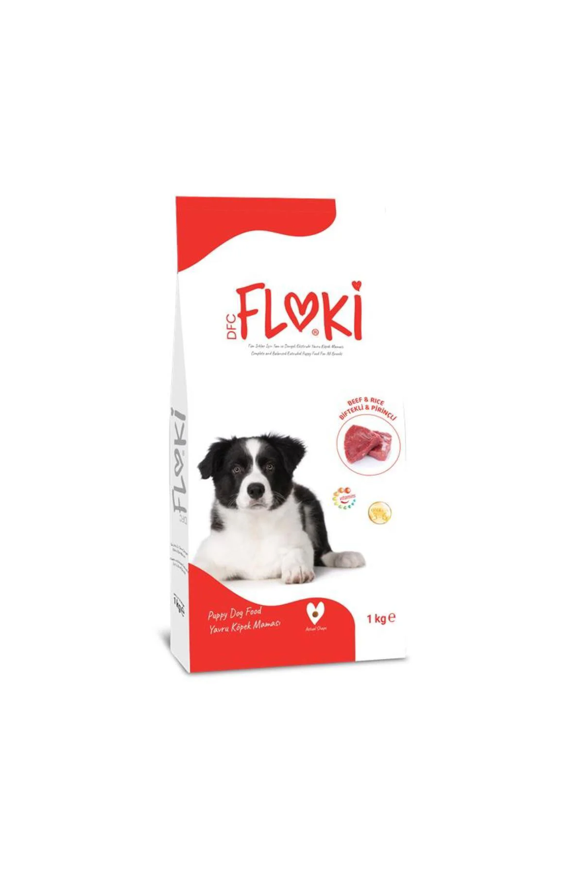 Puppy Biftekli Pirinçli Yavru Köpek Maması 1 Kg