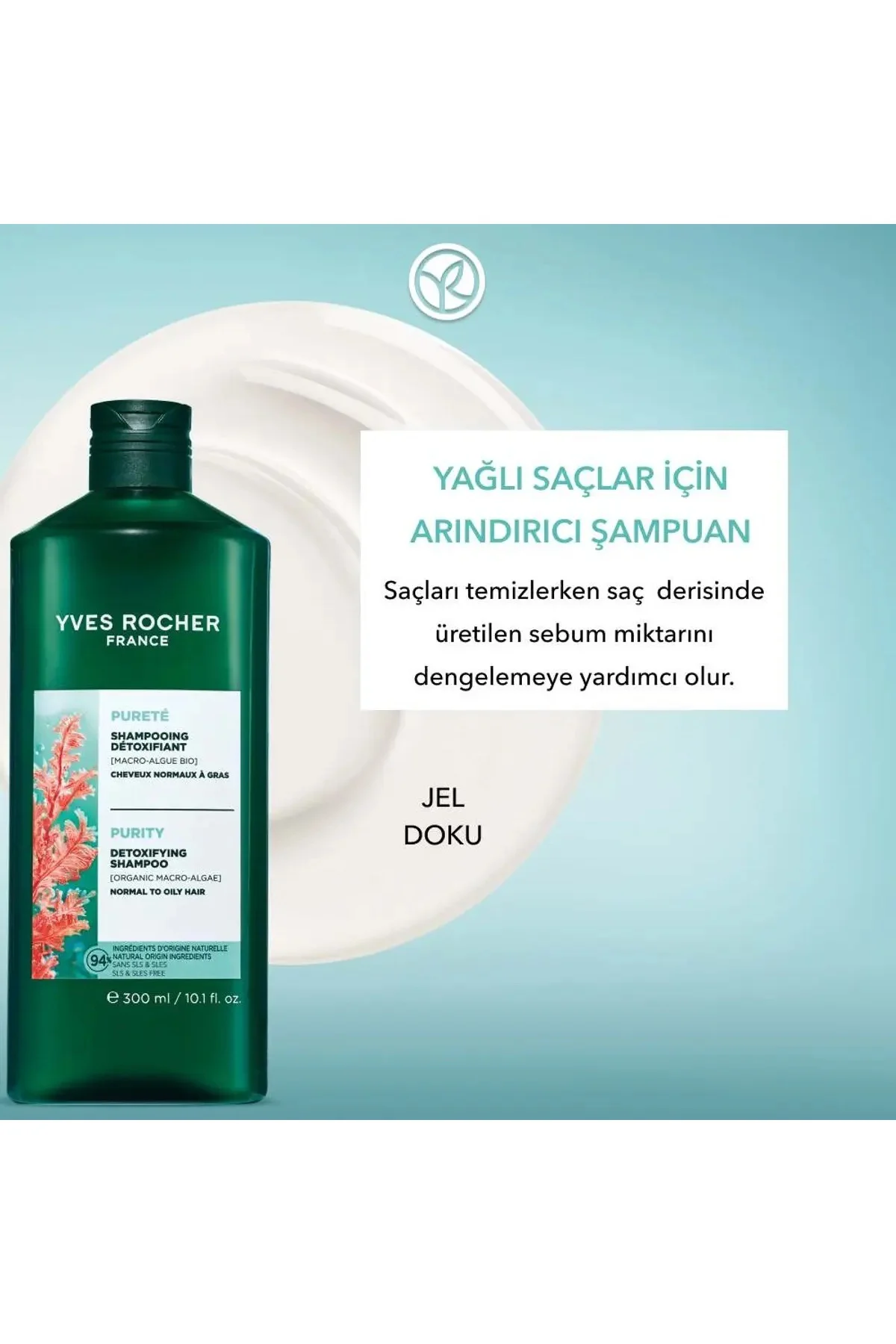 Pure Detox-Yağlı Saçlar İçin Arındırıcı Parlaklık Verici Sülfatsı