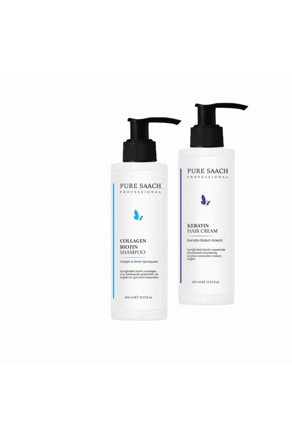 PURE SAACH PROFESSIONAL COLOGEN SHAMPOO Ve SAÇ KREM - Görsel 2