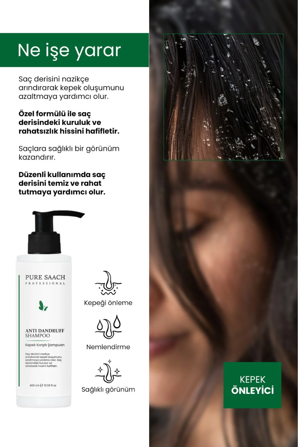 PURE SAACH PROFESSİONAL ANTI DANDRUFF SHAMPOO - Görsel 2