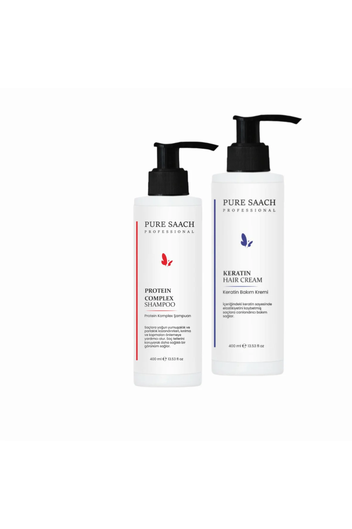 PURE SAACH PROFESSIONAL COMLEX SHAMPOO Ve SAÇ BAKIM KREM - Görsel 2