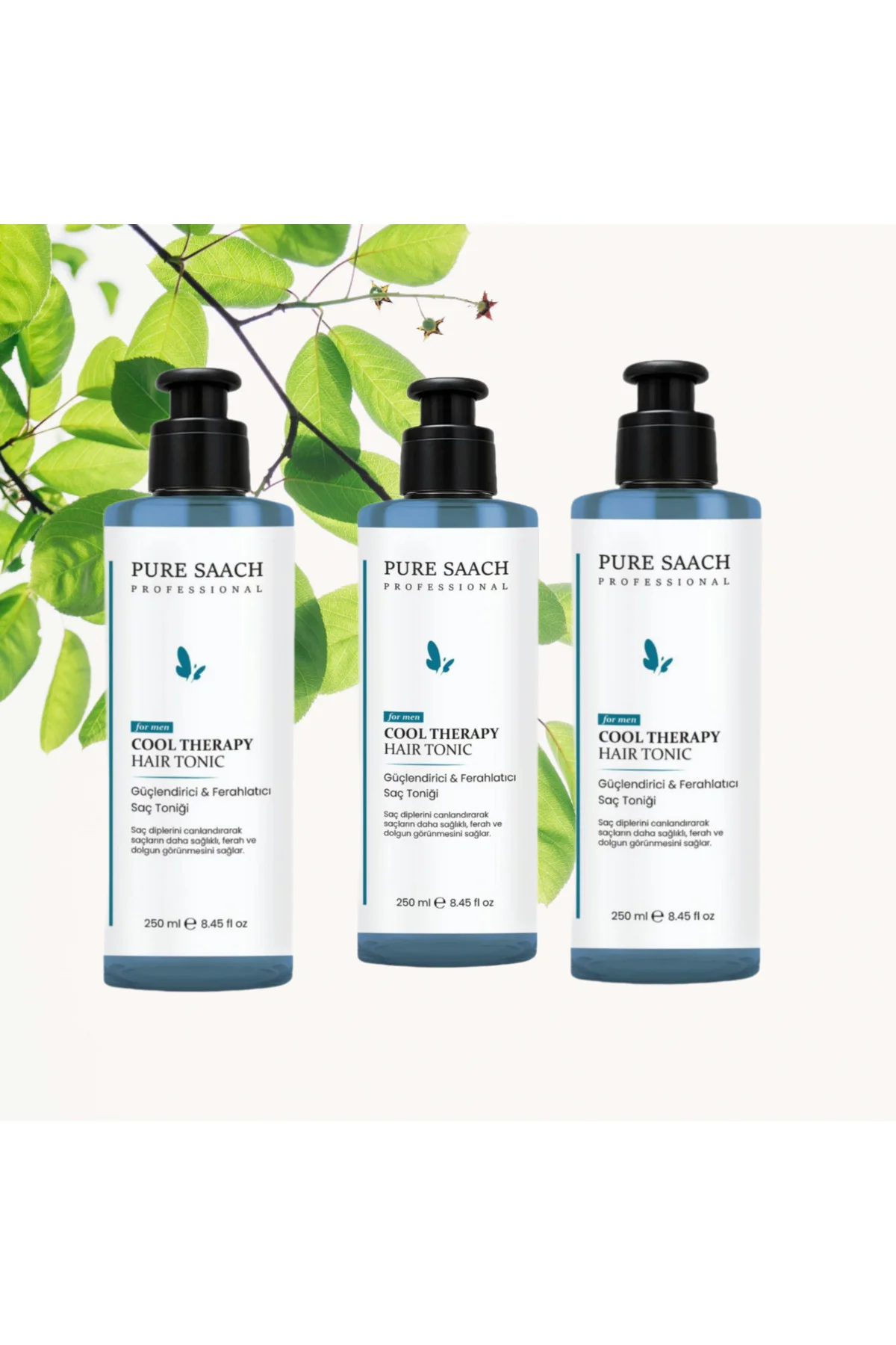 Pure Saach Profesyonel Haır Tonic 3 Ürün Birlikte - Görsel 4