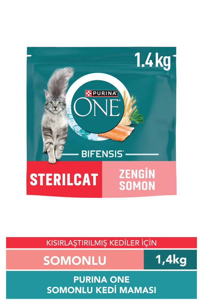 Purina One Somonlu Kısırlaştırılmış Kedi Maması 1,4 Kg