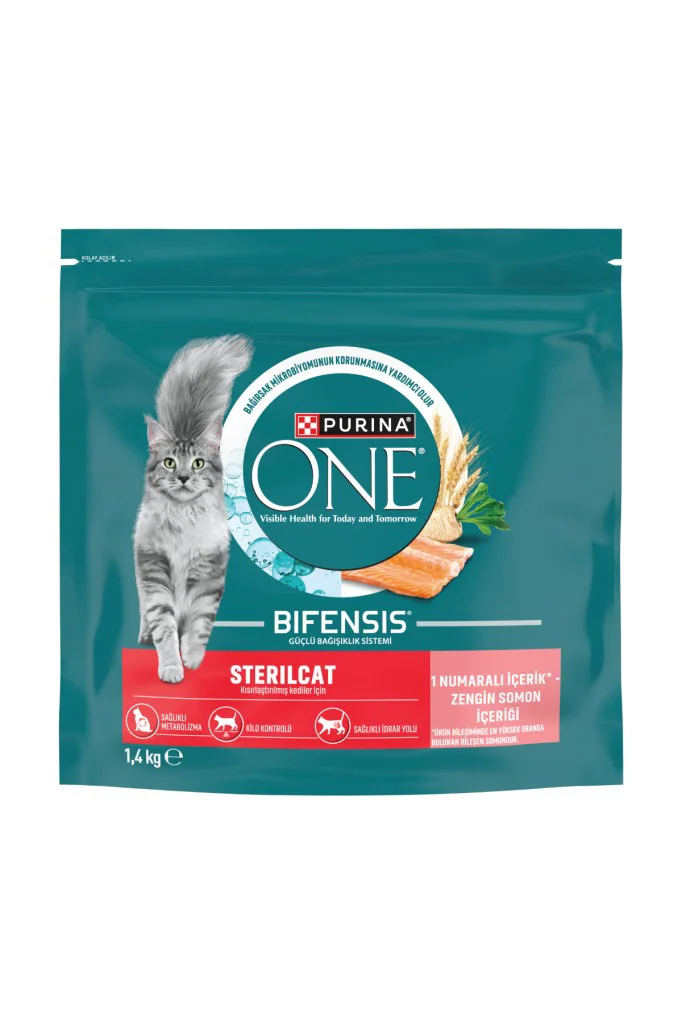 Purina One Somonlu Kısırlaştırılmış Kedi Maması 1,4 Kg