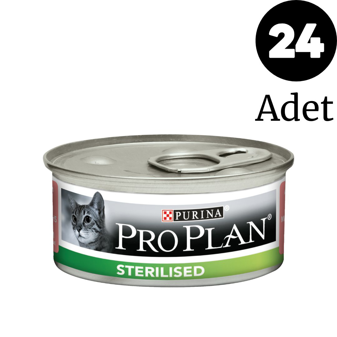 PURINA PRO PLAN STERILISED TON BALIKLI VE SOMONLU 85 GR*24