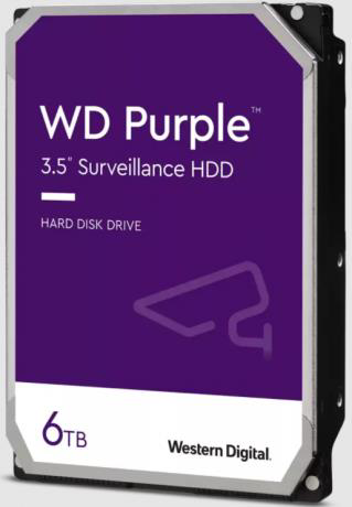 Wd Purple 3.5 Sata İii 6Gb/S 6Tb 64Mb 7/24 Guvenlik 64Purz