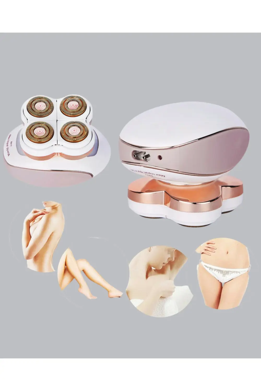 Pürüzsüz Cilt İçin Çok Başlıklı Ağrısız Tıraş Makinesi