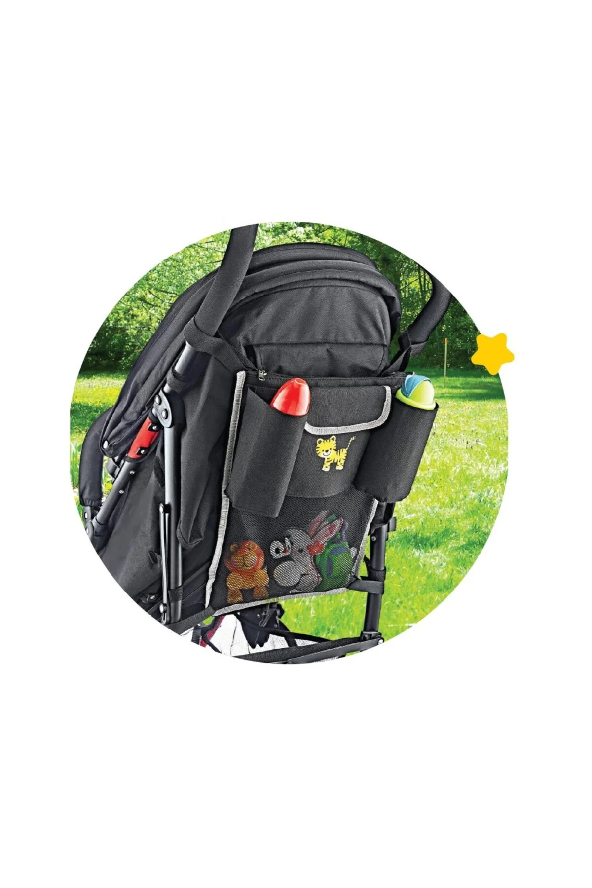 Puset Arkası Organiser 473 Siyah