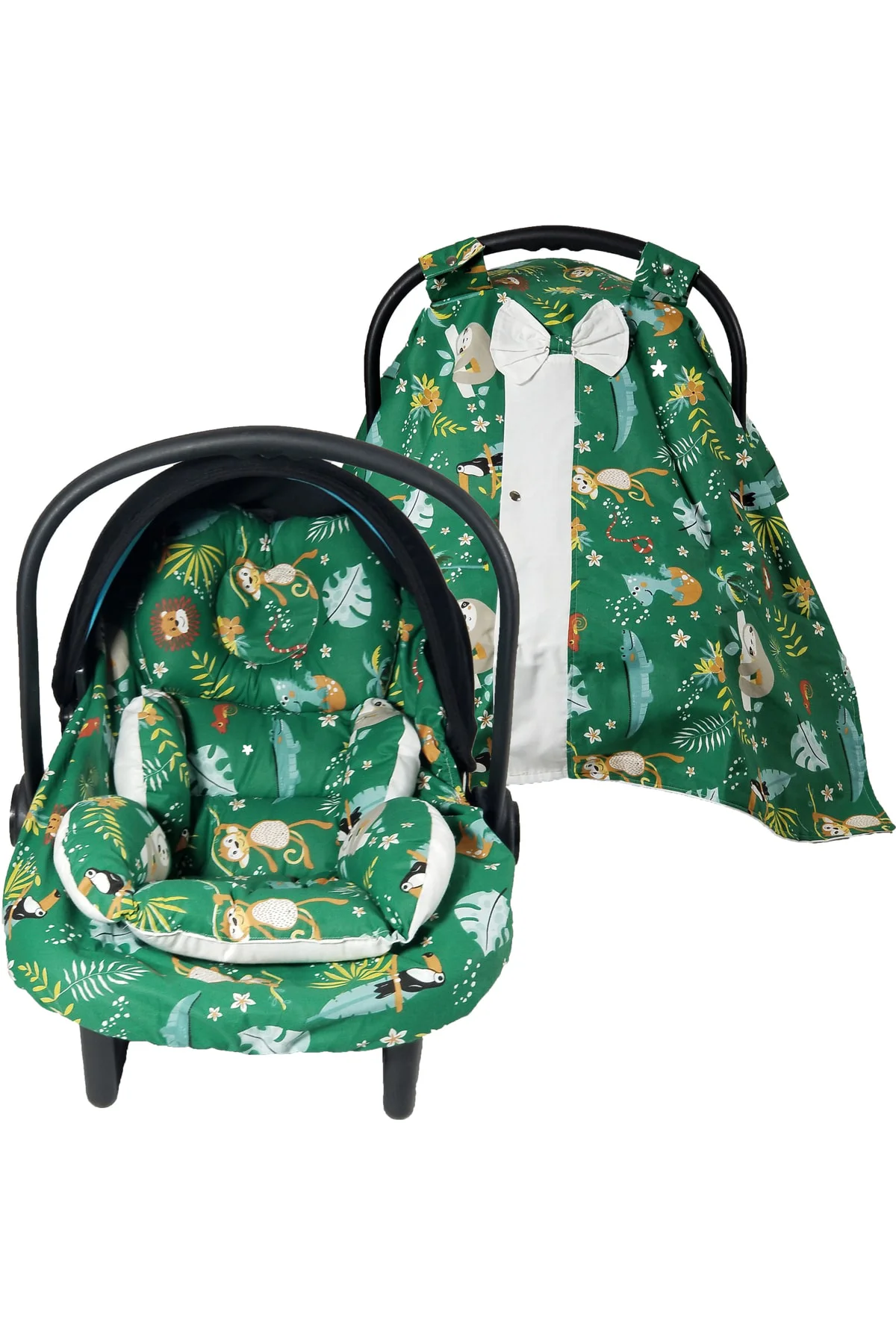 Puset Örtüsü, Puset Çarşafı, Ortopedik Puset Minderi 3 Lü Set