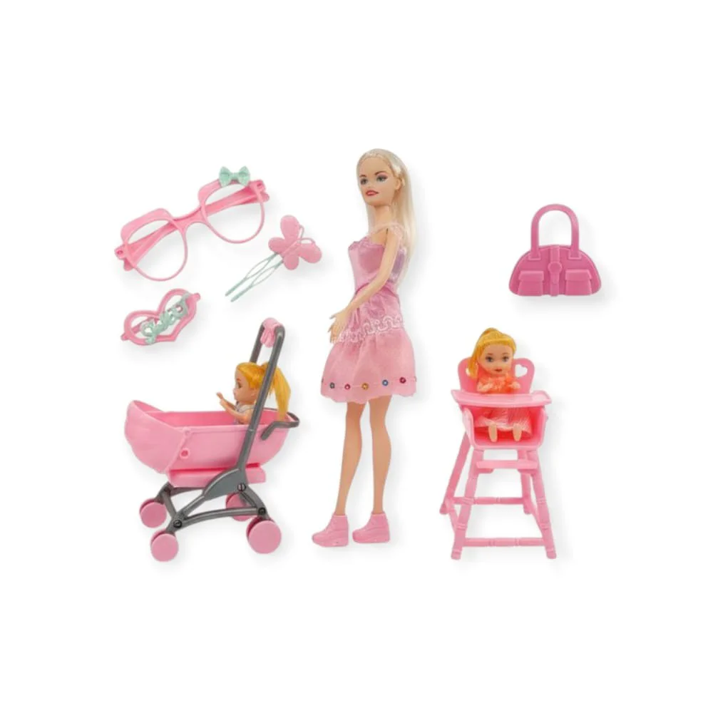 Pusetli  Sandalyeli Bebek Seti  Doll Little Baby - 02456 - 1 ADET Fiyatı, Yorumları ve Özellikleri