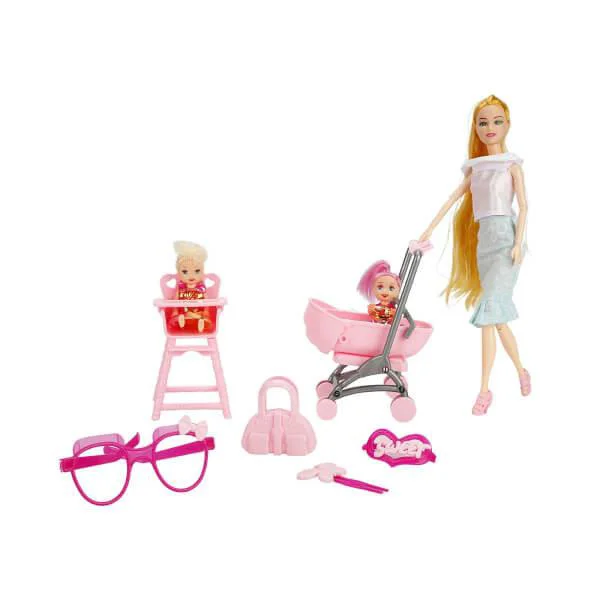 Pusetli  Sandalyeli Bebek Seti  Doll Little Baby - 02456 - 1 ADET Fiyatı, Yorumları ve Özellikleri