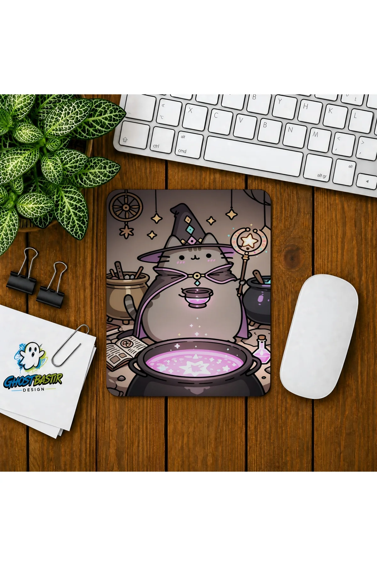 Pusheen Baskılı Oyuncu Mousepad 0247