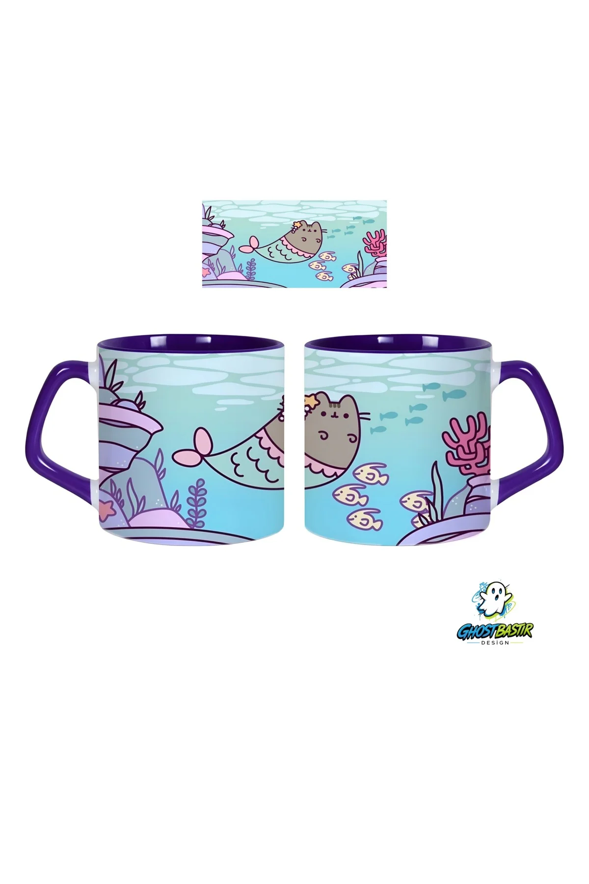Pusheen Kupa Bardak | Tek Adet 0683