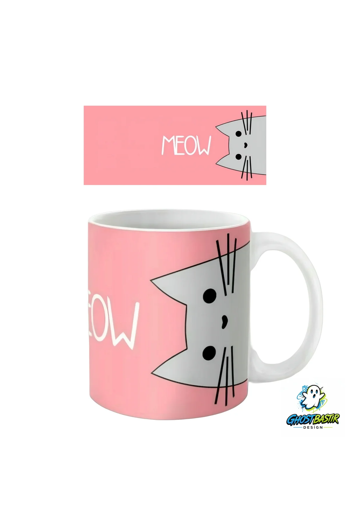 Pusheen Kupa Bardak | Tek Adet K0377