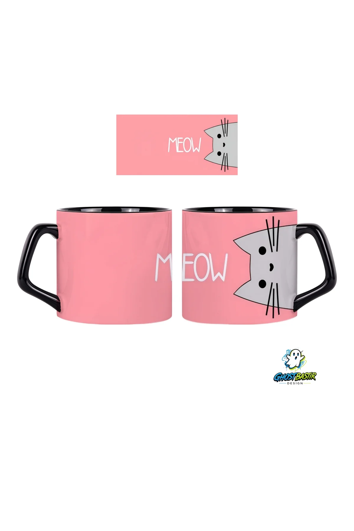Pusheen Kupa Bardak | Tek Adet 0592