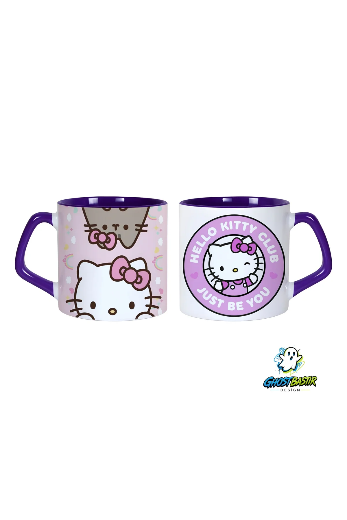 Pusheen ve Hello Kitty Kupa Bardak | Tek Adet 0816