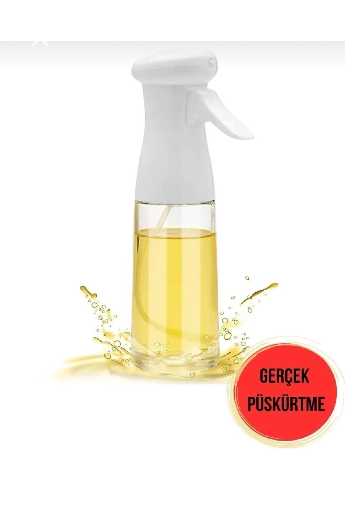 . Püskürtmeli Air Frey Cam Sprey Yağ Şişesi Zeytinyağı Limon Püsk