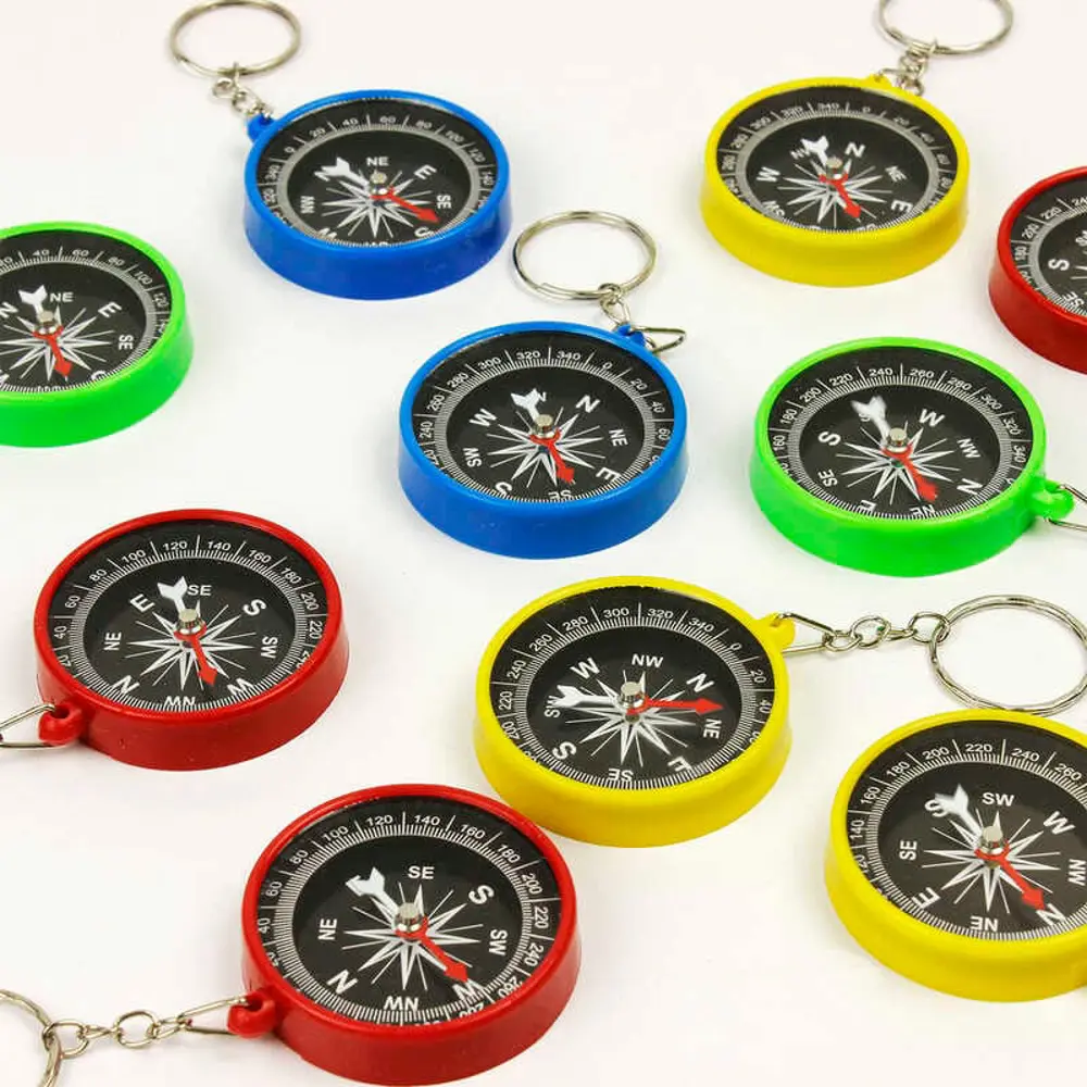 Pusula Anahtarlık 1 Adet Araba Çanta Süs Anahtarlık - 1 Adet