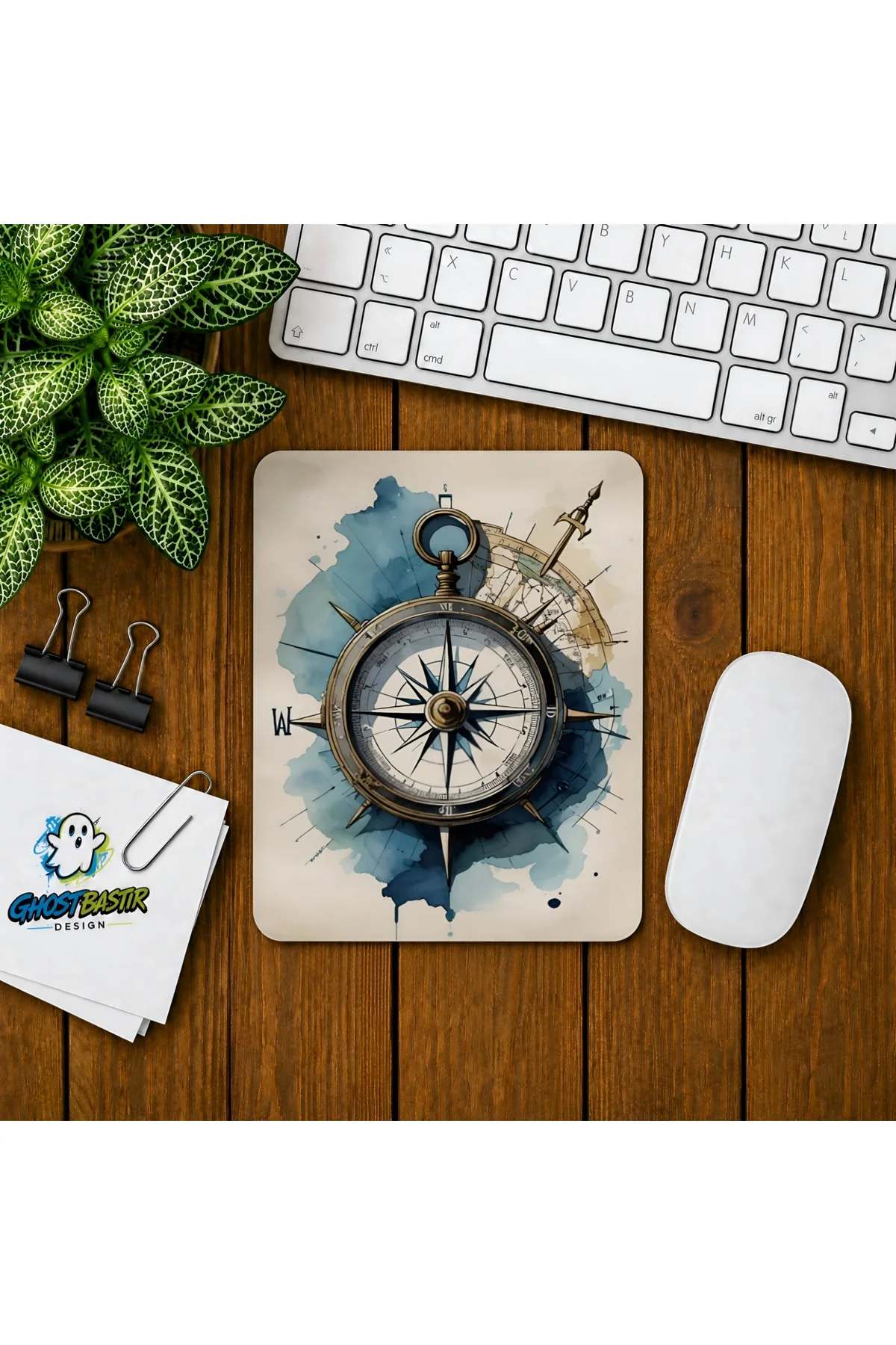 Pusula Baskılı Oyuncu Mousepad 0250