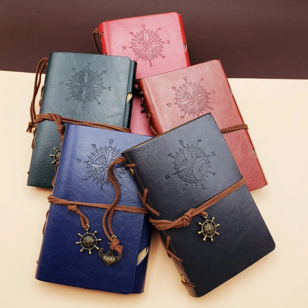 Pusula Tasarımlı Deri Defter - Değiştirilebilir Sayfalı - Vintage Ajanda Fiyatı, Yorumları ve Özellikleri