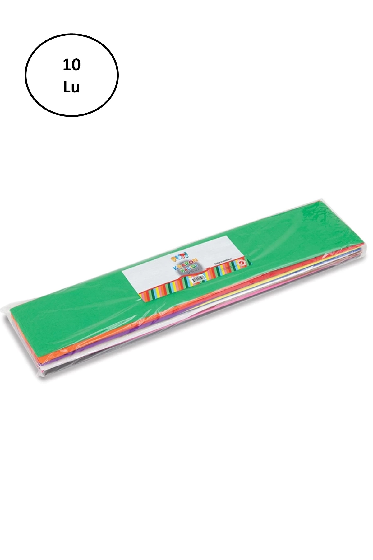 Puti-5466 Krapon Kağıdı 50X200 Cm Karışık Renk 10 Lu Puti-5466 Krapon Kağıdı 50X200 Cm Karışık Renk 10 Lu