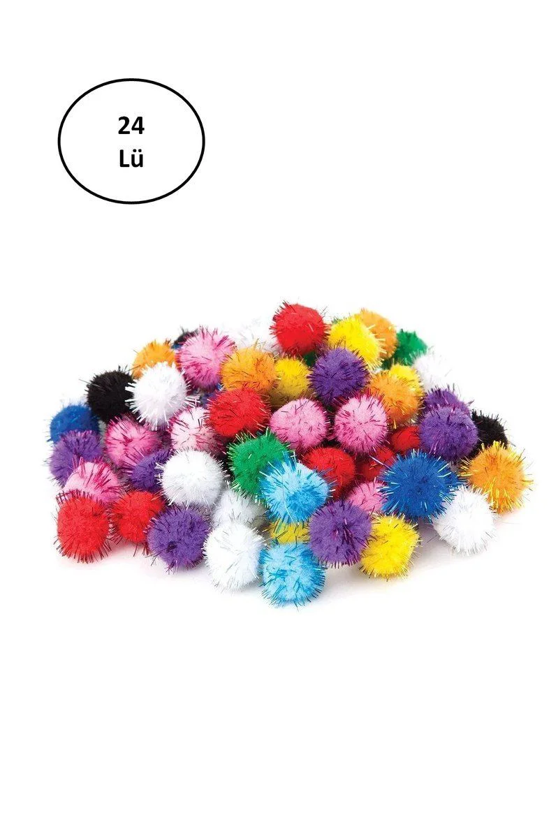 Puti Pom Pom Karışık Metalik 10mm-20mm-30mm 24'lü - El Sanatları Süsleme Fiyatı, Yorumları ve Özellikleri