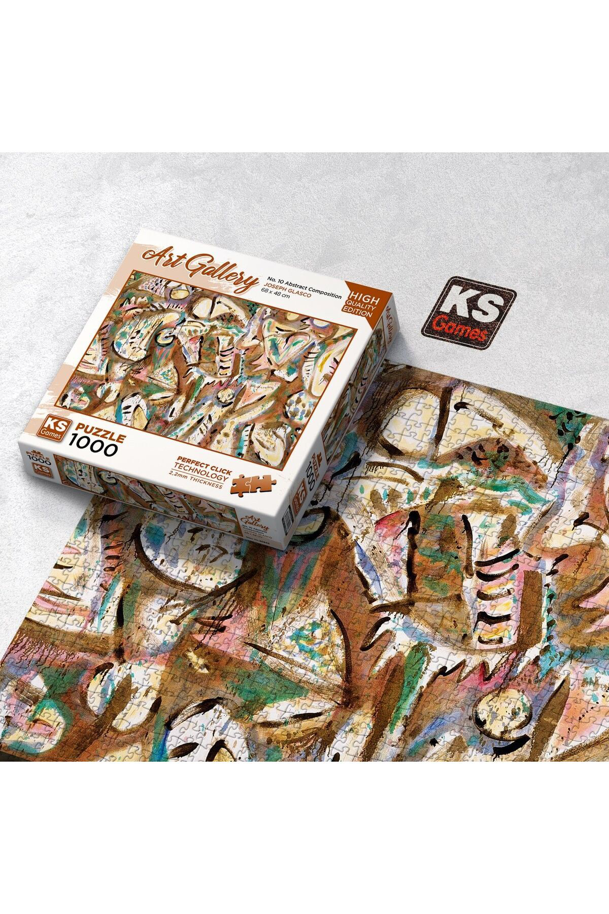 Ks Games Puzzle 1000 Parça Art Gallery No. 10 Abstract Composition