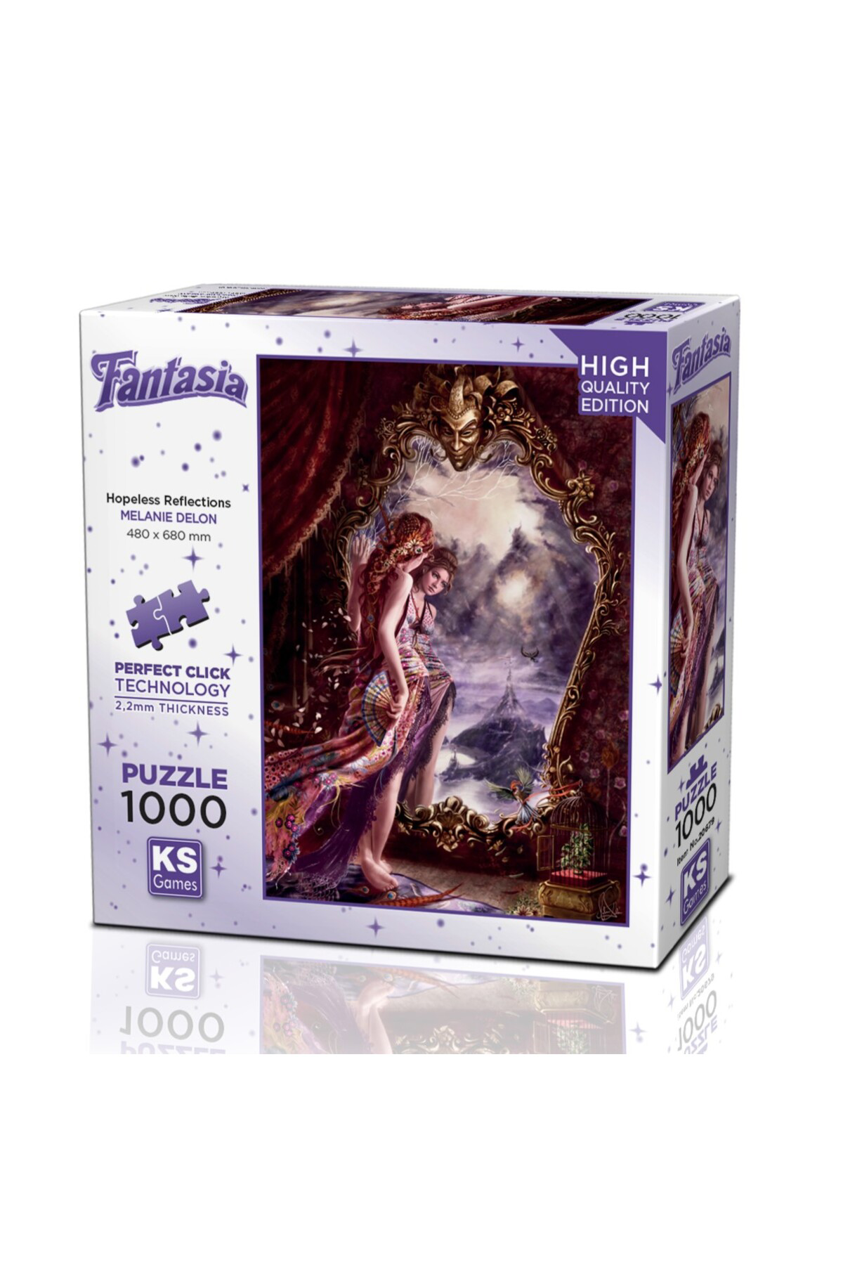 Ks Games Puzzle 1000 Parça Melanie Delon Hopeless Reflections
