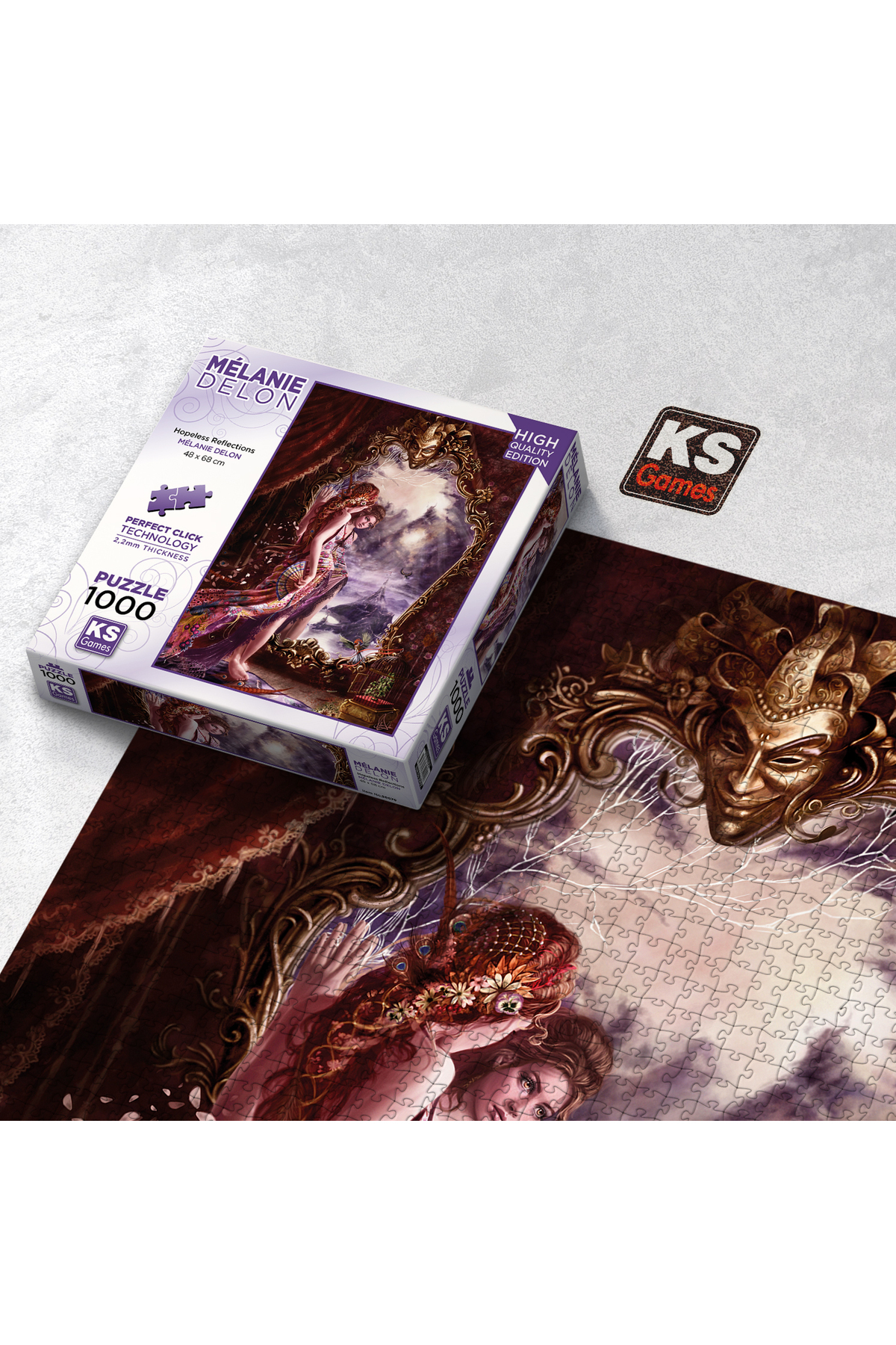 Ks Games Puzzle 1000 Parça Melanie Delon Hopeless Reflections
