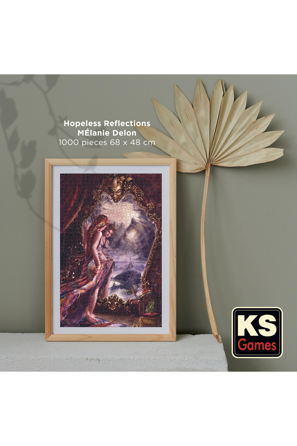 Ks Games Puzzle 1000 Parça Melanie Delon Hopeless Reflections