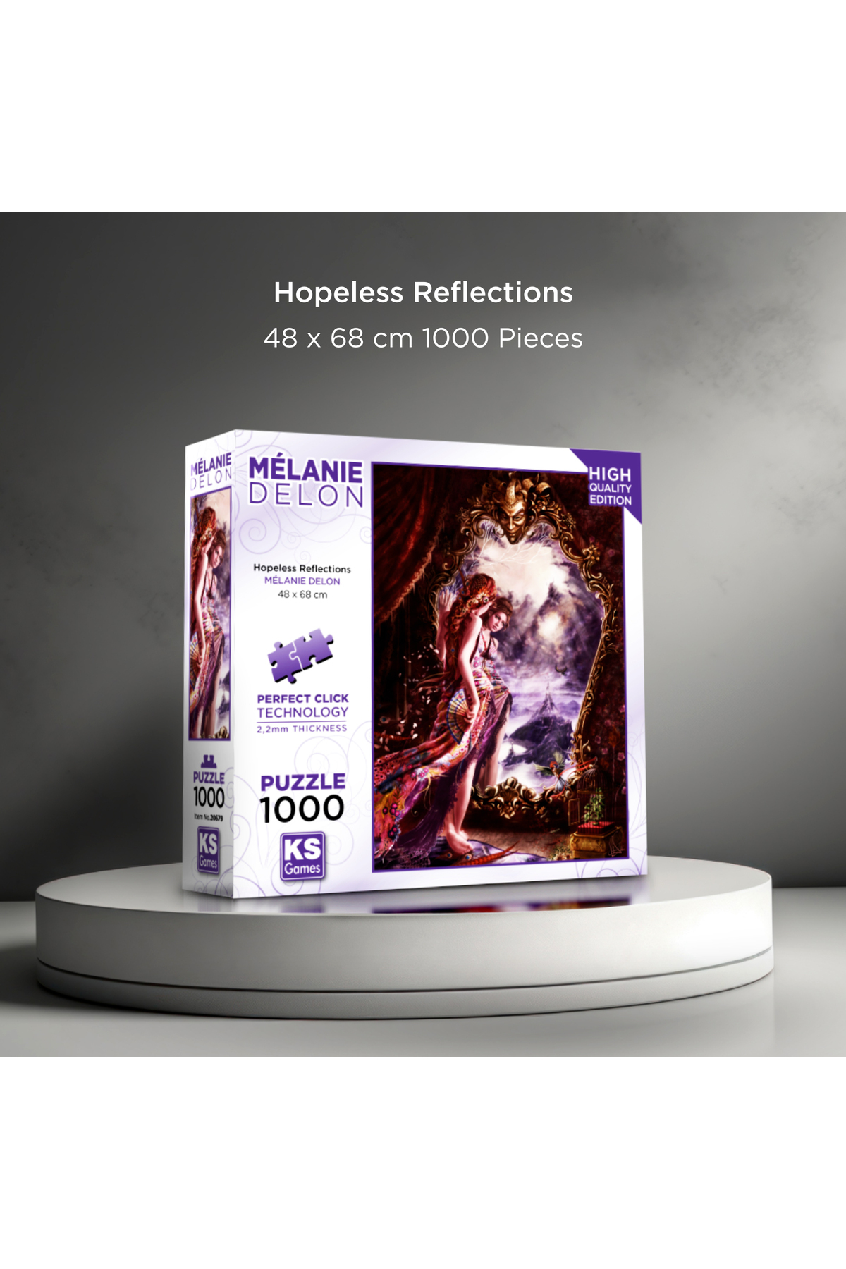 Ks Games Puzzle 1000 Parça Melanie Delon Hopeless Reflections