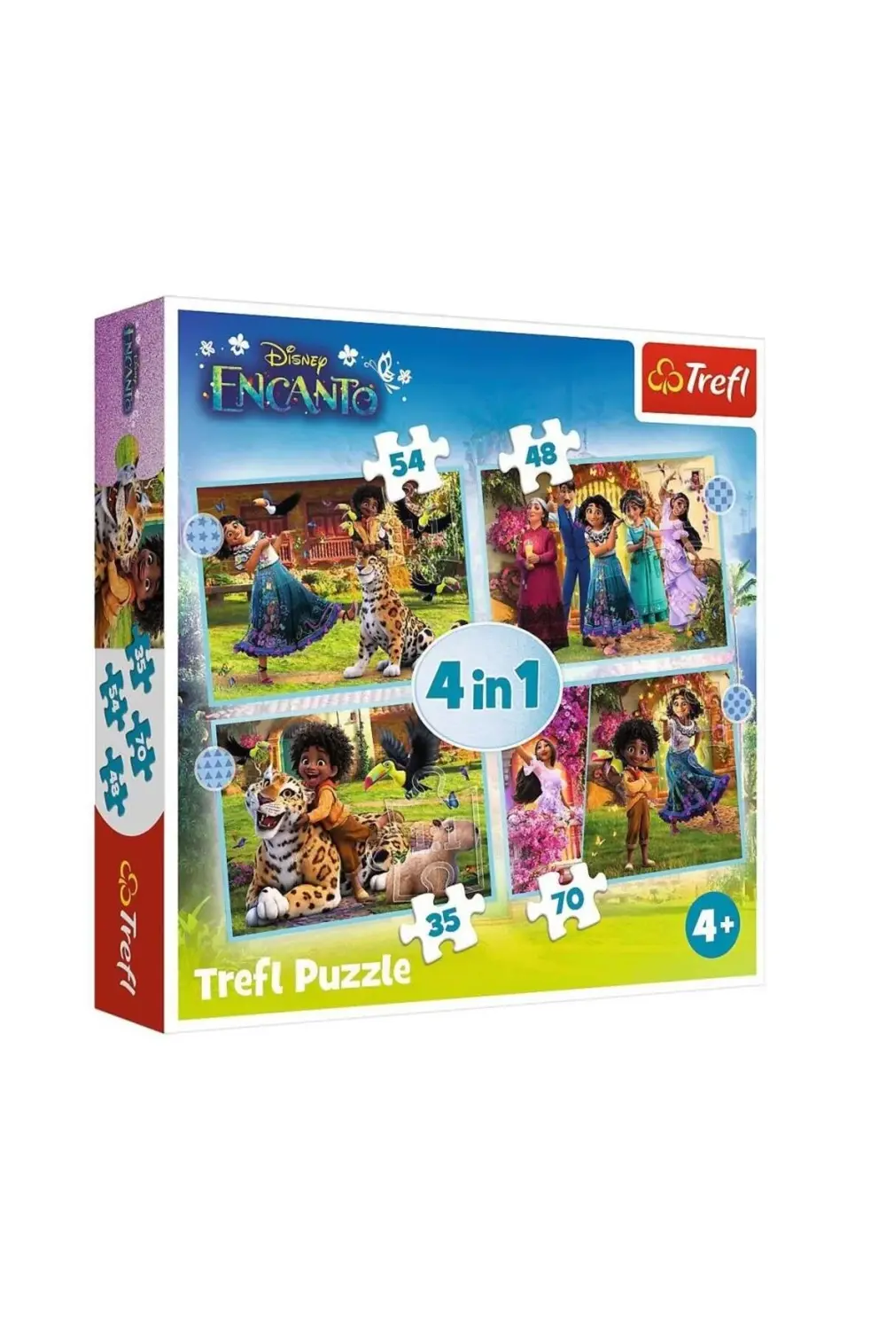 PUZZLE-34615 NessiWorld Encanto 4IN1 Puzzle