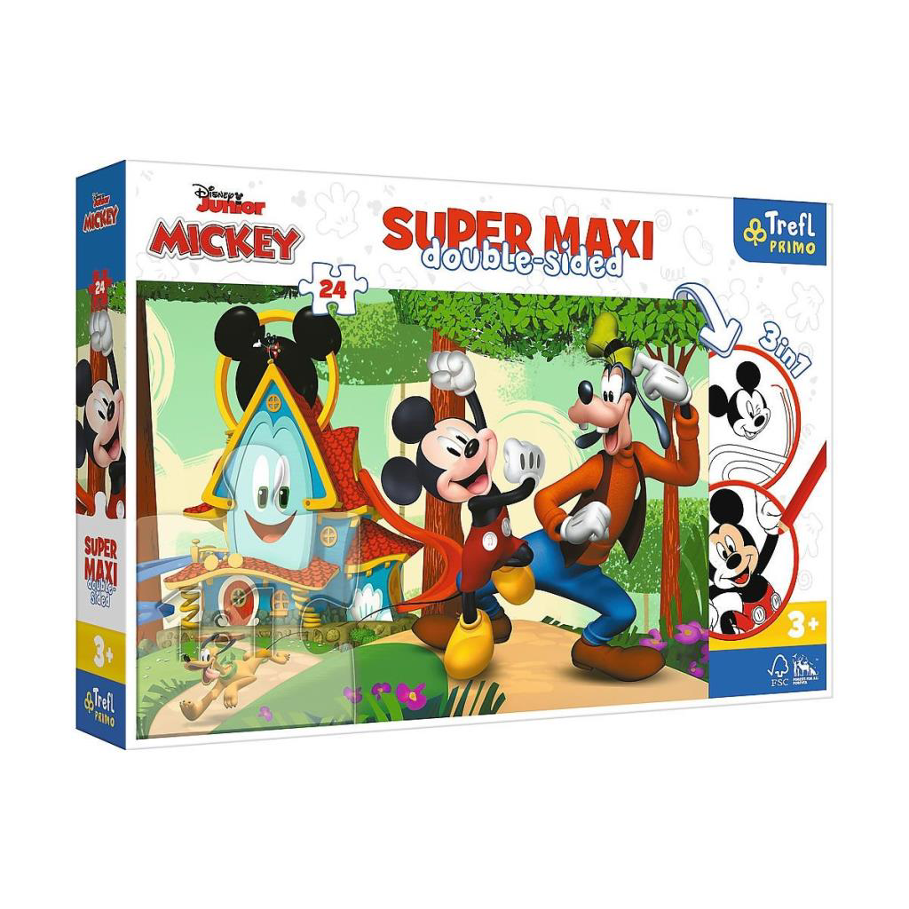 PUZZLE-41012 Süper Maxi Mickey 24 Parça Çocuk Puzzle PUZZLE-41012 Süper Maxi Mickey 24 Parça Çocuk Puzzle
